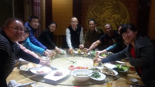 we have dinner 