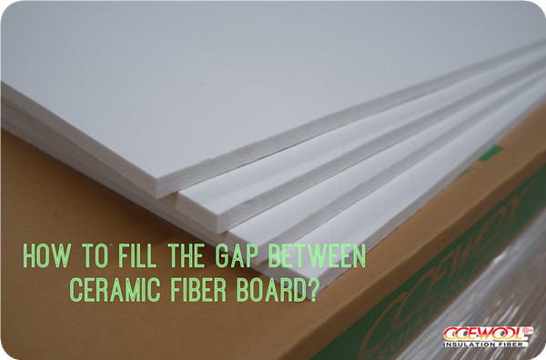 Filler for ceramic fiber board 