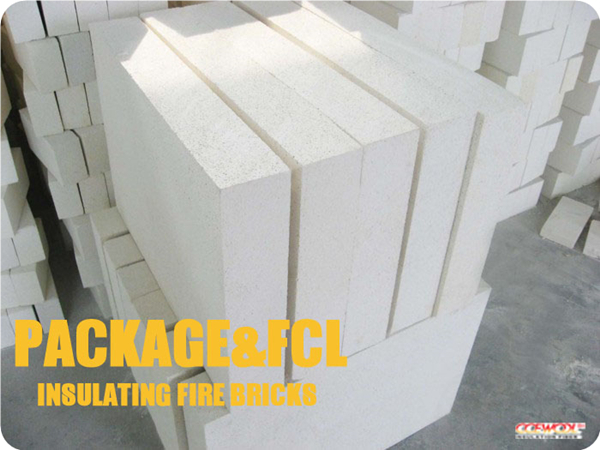 Insulating fire bricks 230X114X65MM